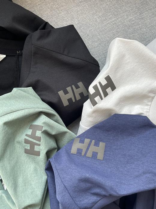 点此购买 海丽汉森夏季男女情侣款轻量速干拼接短袖T恤 mp 344976 商品图14