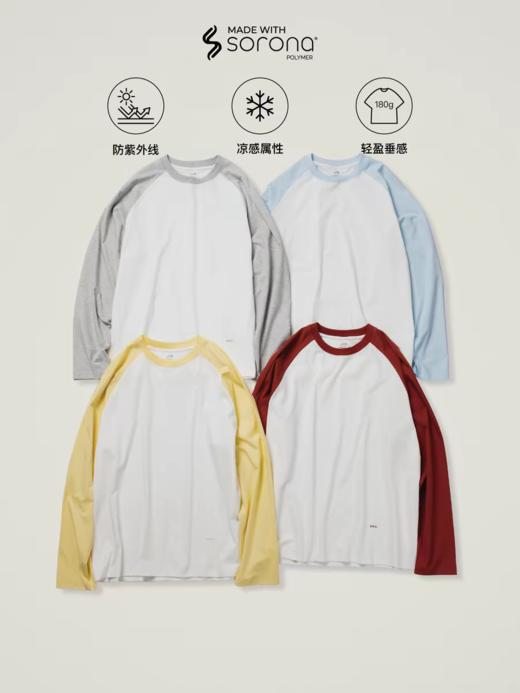 SUPERTOFU(SPTF)/AYZ-AW25-T068/防紫外线 五色索罗娜长袖T恤 商品图0