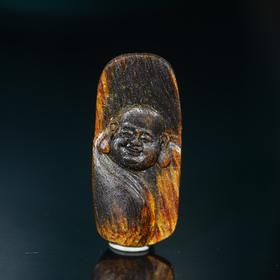 BC.NF4.12-4   白棋沉水弥勒佛，0.9g