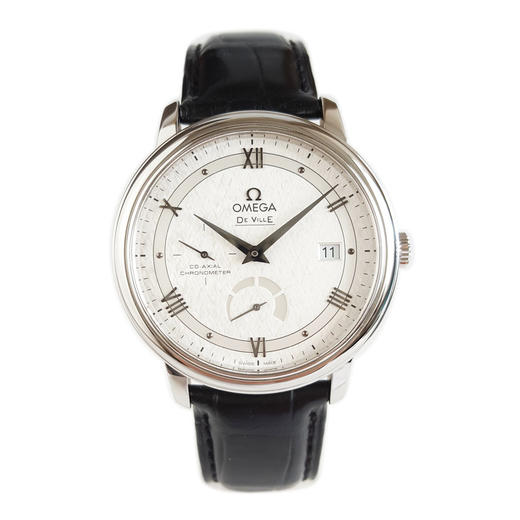 【95新】OMEGA 欧米茄424.13.40.21.02.004天文台认证同轴自动机械机芯 日期显示、动力储备显示39.5MM（男款）碟飞系列 精钢280326AK01 商品图0