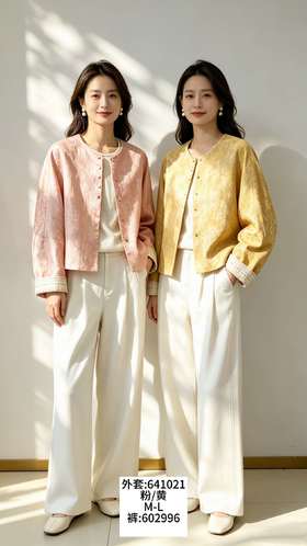 641021春上新 时尚短款国风外套