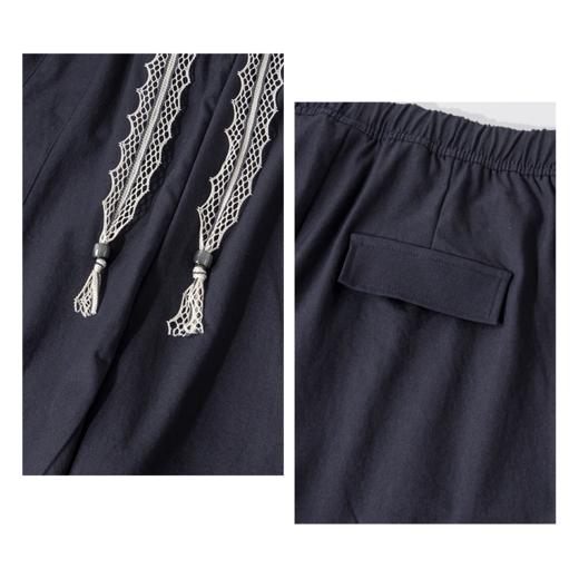 Grace&Glam 宝藏裤莫代尔舒适显瘦弯刀阔腿裤 休闲通勤优雅文艺气质减龄 商品图4