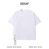SDSA男装2026新款高贵轻奢潮牌领口勾破明线挂件圆领短袖T恤百搭 商品缩略图0