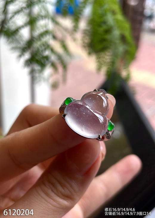6120204，葫芦戒指。具体价格微信咨询 商品图0