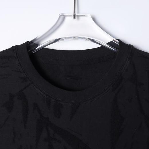 SDSA男装2026新款高贵轻奢美式复古扎染植绒花卉圆领短袖T恤百搭 商品图1