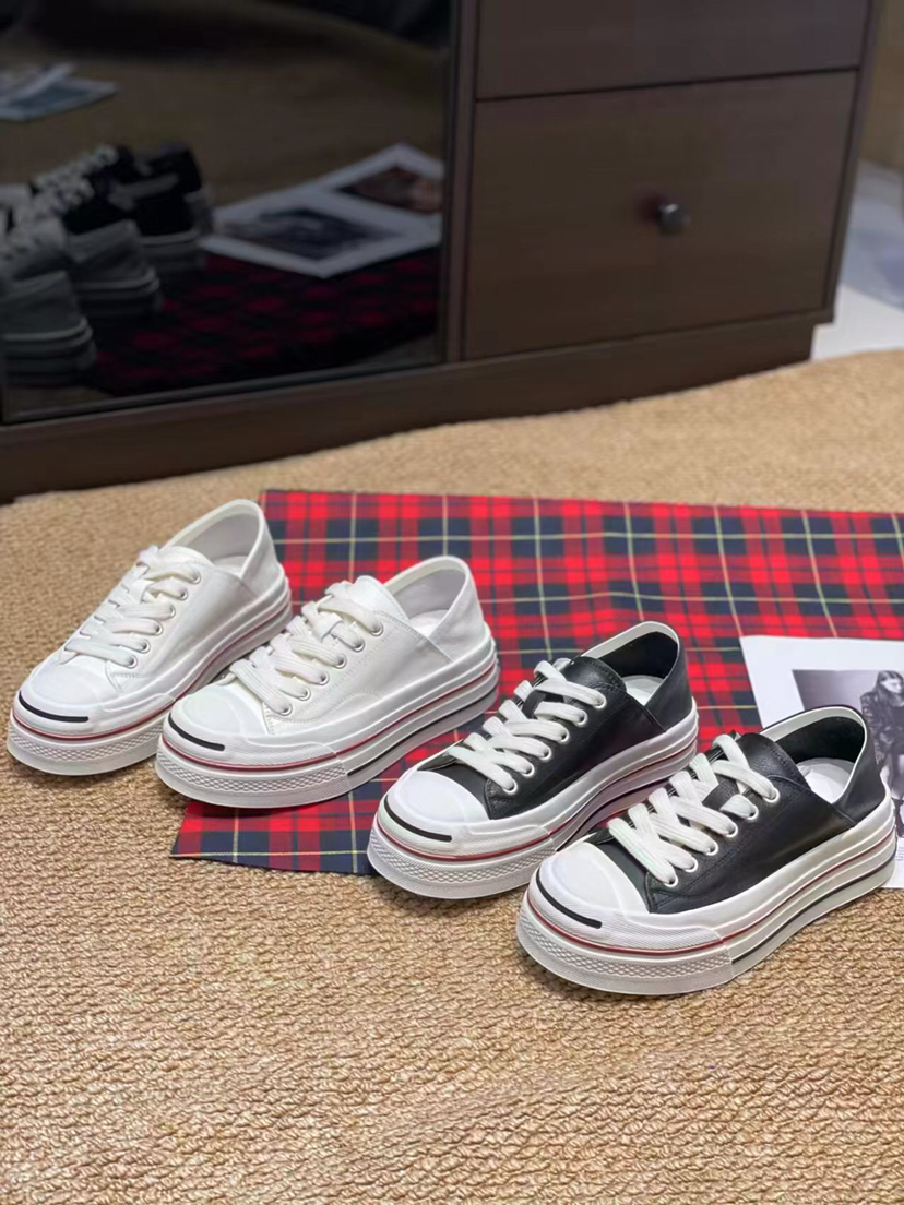 CZA29166真皮厚底休闲鞋