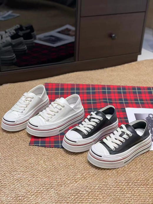 CZA真皮厚底休闲鞋 商品图0