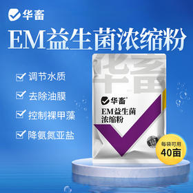 华畜EM益生菌浓缩粉500g 调节水质祛除油膜 复合菌种产气更强