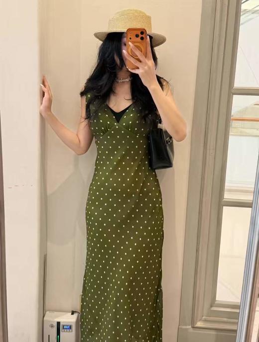 【门店同款】ENJOY夏季雾松波点长裙 171195332 商品图0