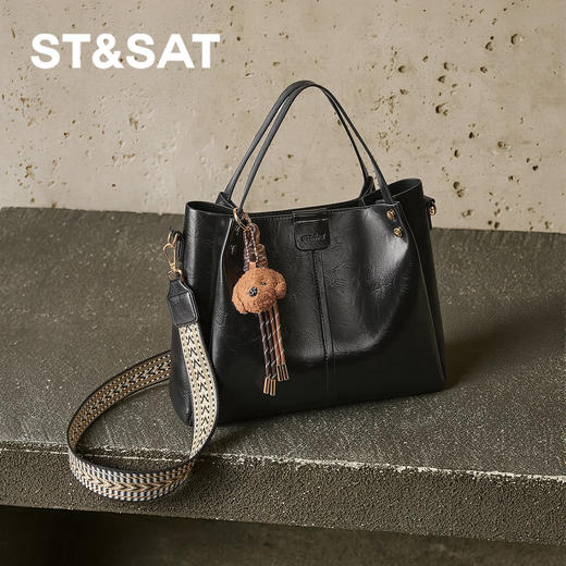 星期六质感简约时尚手提包SSD521A0VM 商品图5