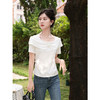 鹿向南【0417/20:00新品前1小时7折限量100件】设计感白色T恤女 商品缩略图2