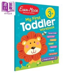【中商原版】Evan Moor My First Toddler Workbook 我的第一本幼儿启蒙练习册 3岁+ 美国原版进口教辅evanmoor引导学习幼儿园