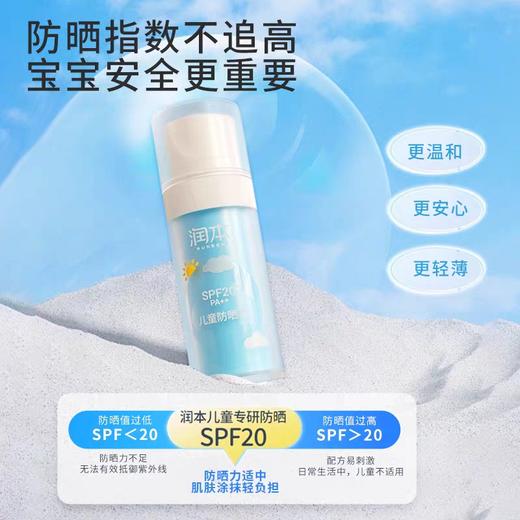 润本 儿童防晒乳30ml 商品图0