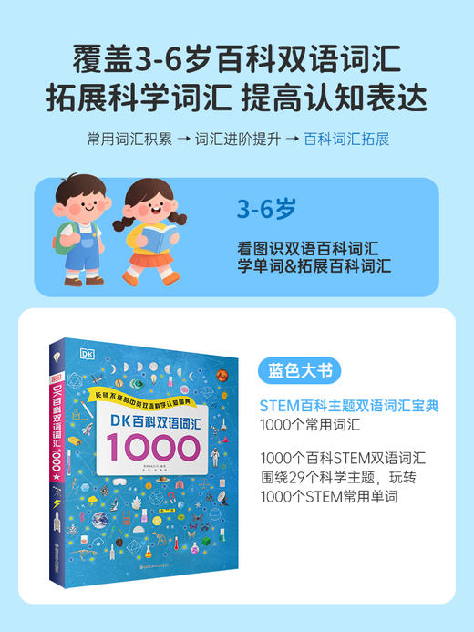 【点读版】DK百科双语词汇1000  （3-6岁）不含笔 商品图1