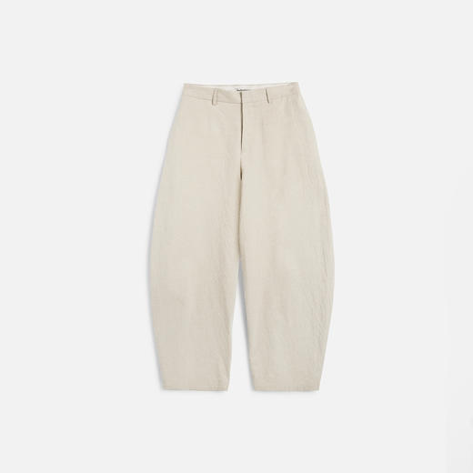 YMC LIKE A TROUSER 男女装日本棉麻面料弯刀阔腿裤 商品图0