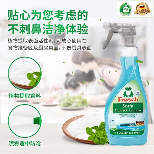 Frosch 苏打厨房重油污清洁喷剂500ml 商品图2