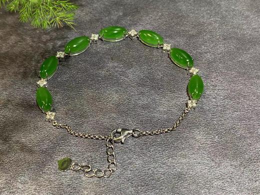 【御珠宫坊】金镶碧玉手链 商品图0