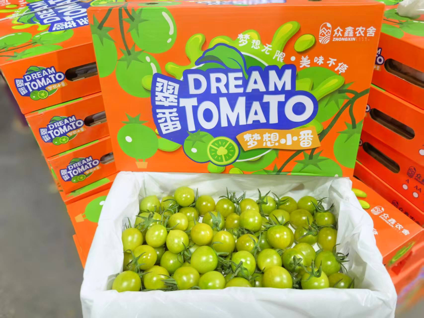 #小青甜#绿番茄 起级好吃，颗颗爆浆的番茄小炮糖，蜜香十足