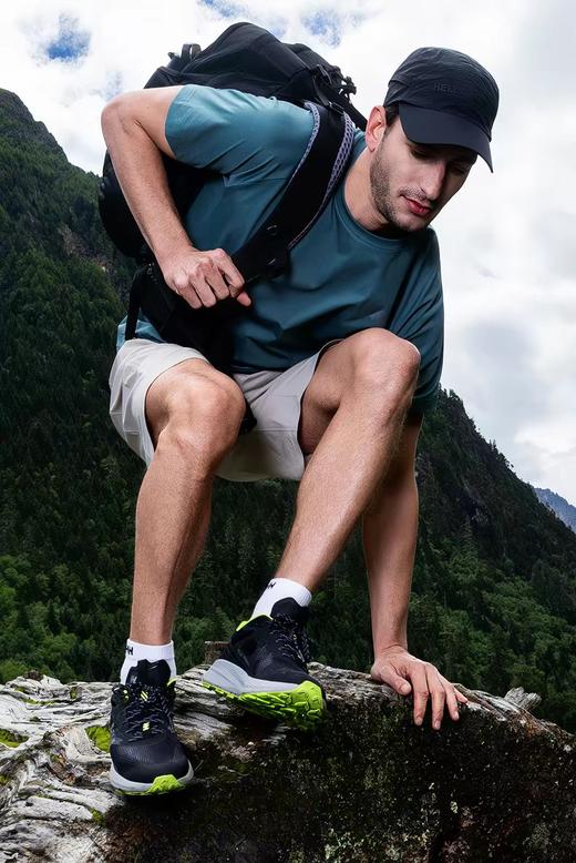 点此购买 海丽汉森夏季男女情侣款轻量速干拼接短袖T恤 mp 344976 商品图7