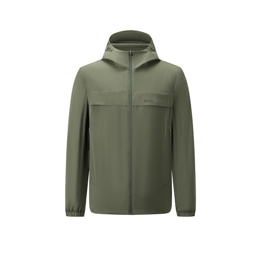 德鲨藏青色连帽夹克男青年2026春季新款休闲短款上衣轻薄款外套男 商品图3