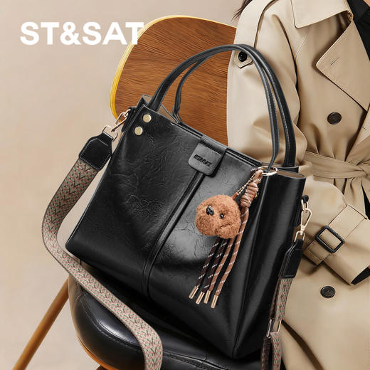 星期六质感简约时尚手提包SSD521A0VM 商品图3