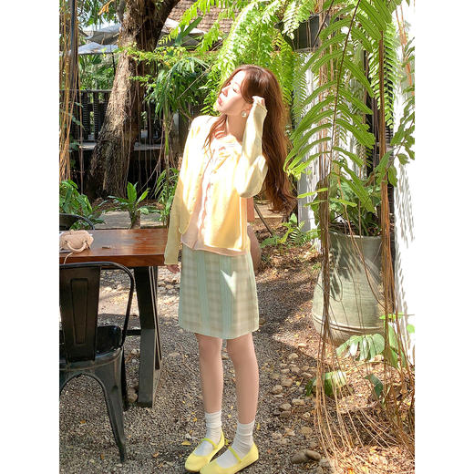 <曾小咸推荐>4.15现货秒杀 ！微信超特价！韩系格子半身裙 日常129.99 立减70 秒杀59.99！！ 商品图4