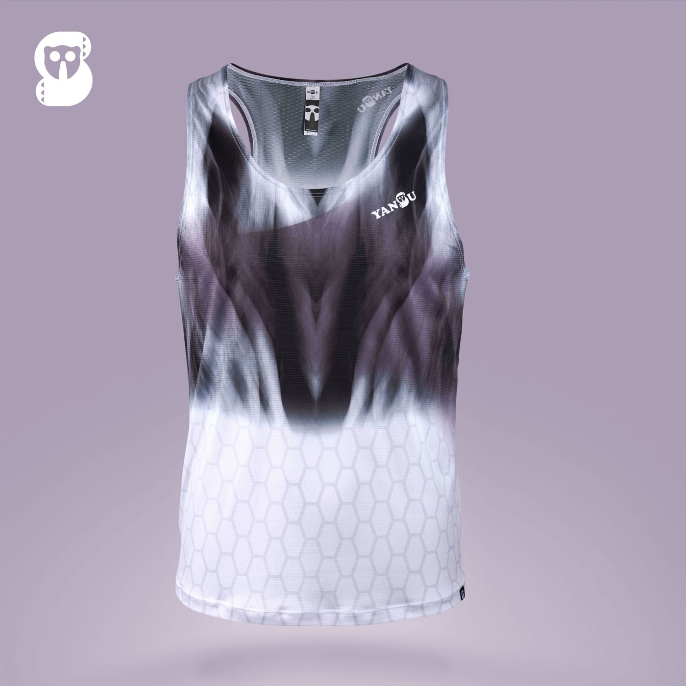 严素跑步背心,生命之树系列,男/女款,轻量,快干,严素态度