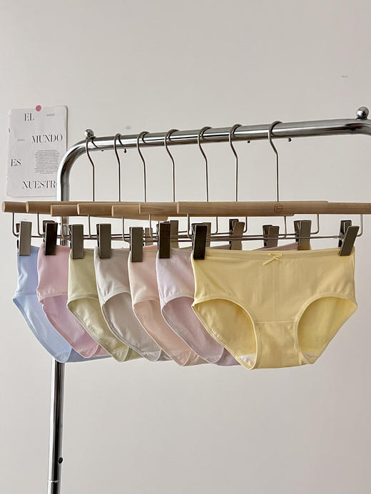 👏【赠送2条活动即将结束】限时买6送2 到手8条❗品牌直发❗A类新疆长绒棉❗10A抑菌🔥 【蝶安芬新疆棉裸感10A抑菌内裤】蝴蝶结+莫兰迪配色，清新温柔，四季可穿囤货必入!  商品图2