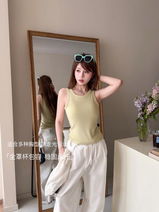 夏天简简单单的就很舒服👚【自带胸垫健身打底通勤内搭背心272】 让你轻松驾驭辣妹风✨ 谁穿谁好看系列 ⤋内搭单穿都很时髦，姐妹不可错过！ 商品图3