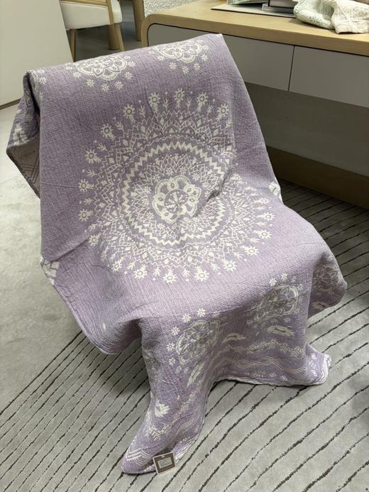 直发 轻奢棉麻 【清】春夏必备多层纱布浴巾多功能盖毯 商品图3