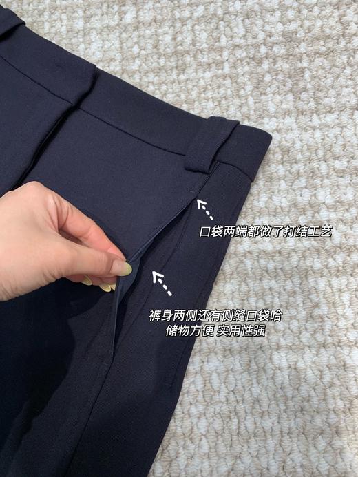 直发 客供面料，小禾家羊毛混纺针织布直筒裤 超级垂顺显瘦 商品图11