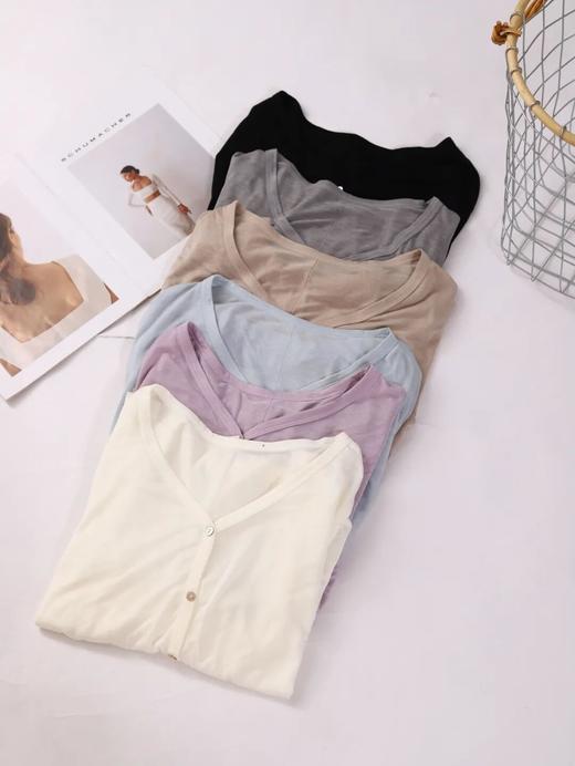 天丝腈纶清风开衫 | 一件替代外套、防晒霜、防晒伞、防晒袖套，省时省力更省钱 商品图1