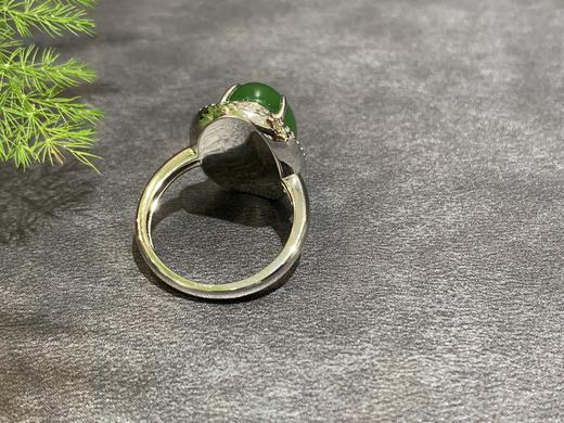 【御珠宫坊】金镶碧玉戒指 商品图3