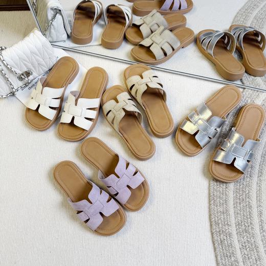 品牌直发！【弥黙夏季真牛皮凉拖】百丽同厂，软到不想脱，懒人必备！牛皮凉拖｜软弹透气，百搭显高 商品图6