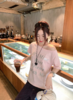 <曾小咸推荐>4.15现货秒杀 ！微信超特价！韩系印花斜肩短袖t恤 日常129.99 立减70 秒杀59.99！！ 商品缩略图6