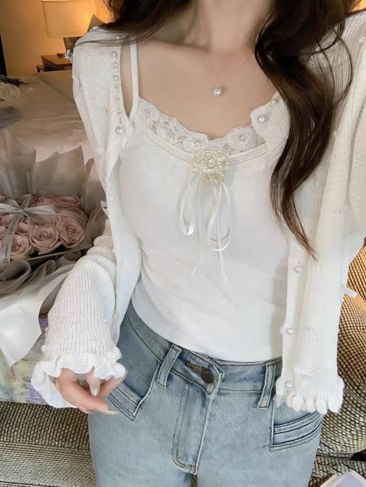 张心子【贯穿夏日】纯欲风吊带背心外穿内搭夏季法式美背内衣 U2603024 商品图11