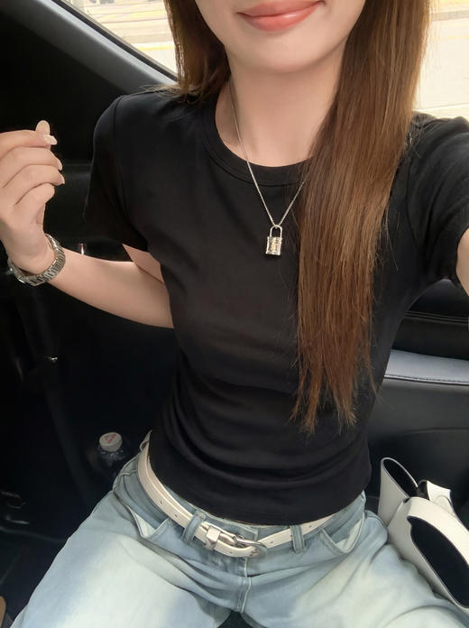 <曾小咸推荐> 纯色正肩短袖 原价79！！ 活动价49！！【预售款，预计3-15天发货】 商品图7