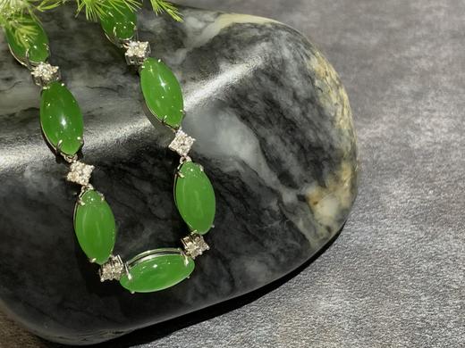 【御珠宫坊】金镶碧玉手链 商品图4