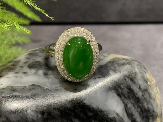 【御珠宫坊】金镶碧玉戒指 商品图0