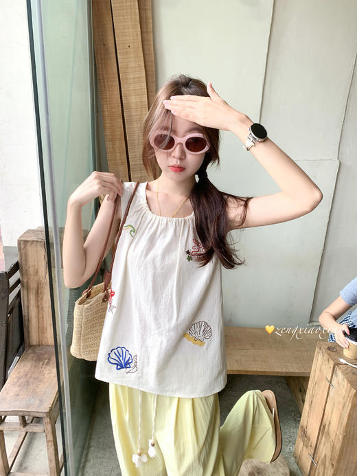 <曾小咸推荐>4.15现货秒杀 ！微信超特价！韩系抽绳多巴胺直筒休闲裤 日常169.99 立减100 秒杀69.99！！ 商品图5