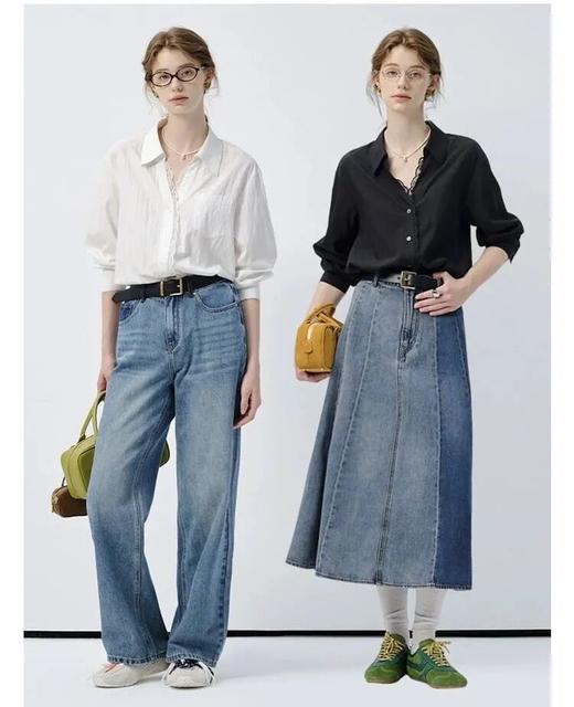 佰飞特复古蕾丝花边衬衫 | V字翻领+蕾丝花边，把温柔焊在身上，低调中透着高级感【3-5天发货】 商品图4