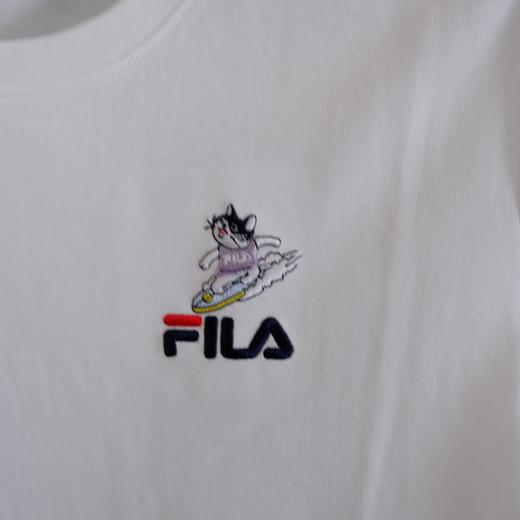 云仓 珍惜这种元单吧 飞鸟家特调色调刺绣女士T恤 商品图5