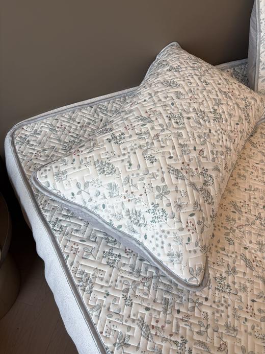 直发【6mm整张乳胶】 尾货剪标~凉感丝乳胶凉席三件套~一套六斤多 商品图6