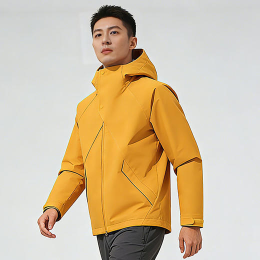 多威新款冲锋衣户外越野跑步男女运动外套2662011 商品图3