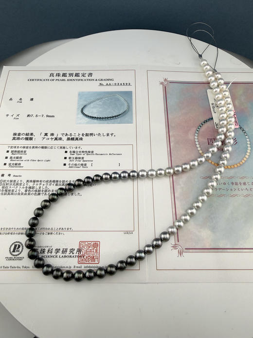 【挚友限定】60cm熊猫配色四季彩串珠项链 商品图2