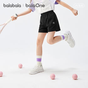 巴拉巴拉童装儿童短裤女童2026夏装新款中大童休闲吸湿速干裤子潮