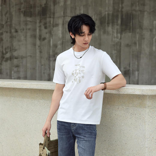 【新品上新】HX 夏季圆领短袖T恤Y102620015101 商品图1