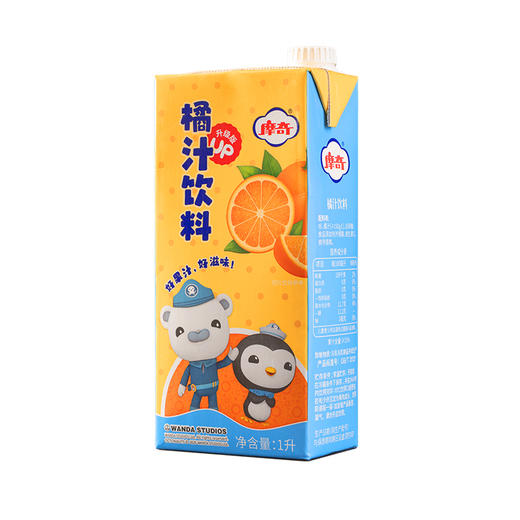 【首农】【摩奇】联名款橘汁1L小纵队礼盒（1L*4） 商品图4