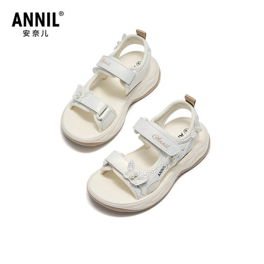 ANNIL/安奈儿童鞋女童夏季凉鞋软底防滑户外沙滩鞋公主鞋HG6206839 商品图1