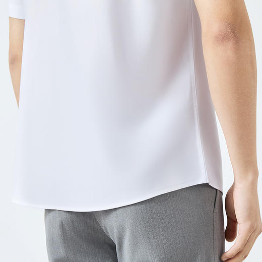 【含莱赛尔】柒牌短袖衬衫男2025夏季新品商务休闲三防易打理衬衣 128A71380 商品图2